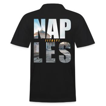 Naples Italie Souvenir - Polo Homme - noir - Dos - Kai (181cm)