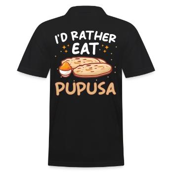 Pupusa Food Salvadoran Dish Tortilla - Polo Homme - noir - Dos - Kai (181cm)
