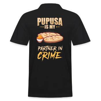 Pupusa Food Salvadoran Dish Tortilla - Polo Homme - noir - Dos - Kai (181cm)