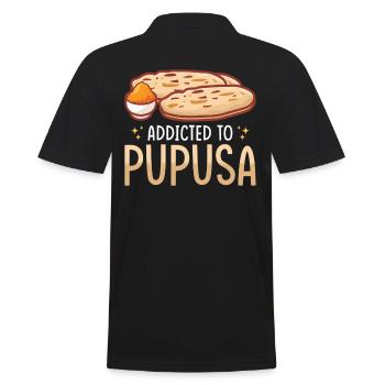 Pupusa Food Salvadoran Dish Tortilla - Polo Homme - noir - Dos - Kai (181cm)