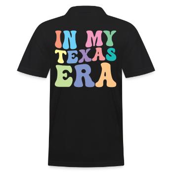 Texas Retro Groovy - Polo Homme - noir - Dos - Kai (181cm)