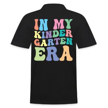 Élève Kindergarten Retro Groovy - Polo Homme - noir - Dos - Kai (181cm)