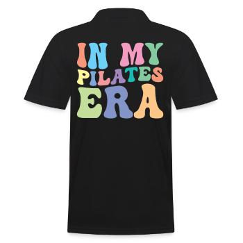 Pilates Retro Groovy Dans Le Mien - Polo Homme - noir - Dos - Kai (181cm)