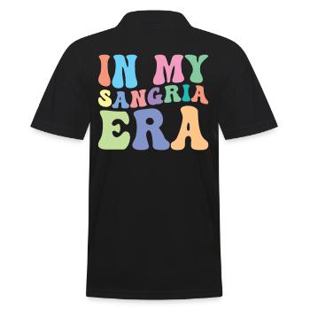 Sangria Retro Groovy In My - Polo Homme - noir - Dos - Kai (181cm)