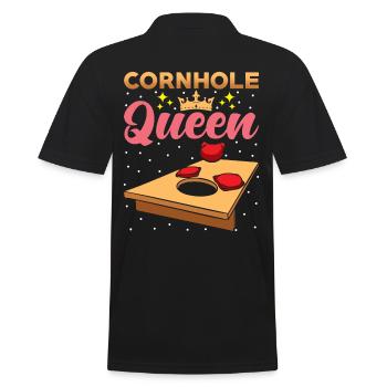 Cornhole Queen Cornhole Joueur - Polo Homme - noir - Dos - Kai (181cm)