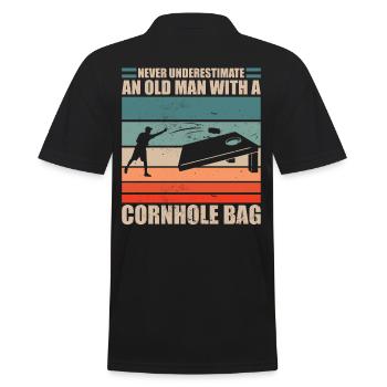 Cornhole Game Cornhole Dicton - Polo Homme - noir - Dos - Kai (181cm)