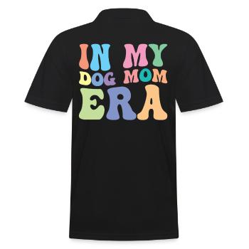 Dog Mom Retro Groovy In My Dog Mom Era - Polo Homme - noir - Dos - Kai (181cm)