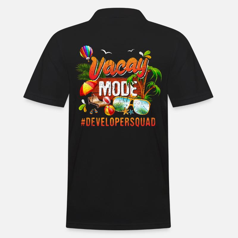 Developer Vacation Group #Developersquad - Polo Homme - noir