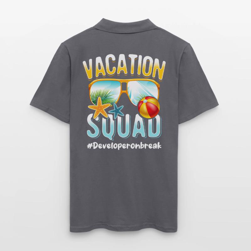 Developer Vacation Squad #Developeronbreak Polo Homme