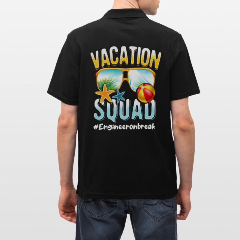 Engineer Vacation Squad #Engineeronbreak Men's Polo Shirt