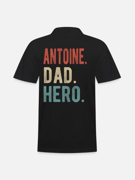 Antoine Dad Hero - Men's Polo Shirt - black