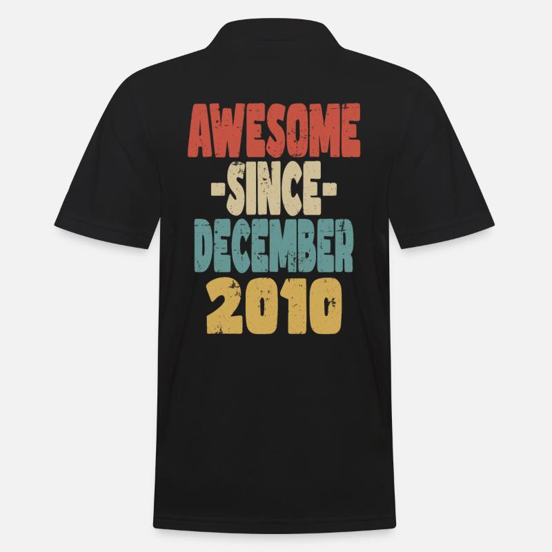 Fantastischer Dezember 2010 - Männer Poloshirt - Schwarz