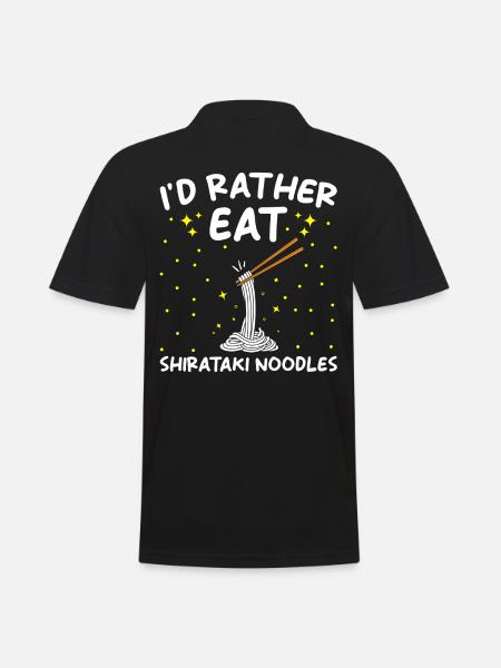 Shiritaki Noodles - Men's Polo Shirt - black
