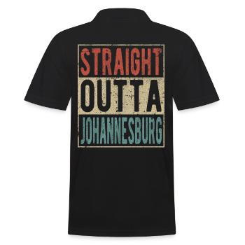 Tout droit sorti de Johannesburg - Polo Homme - noir - Dos - Kai (181cm)