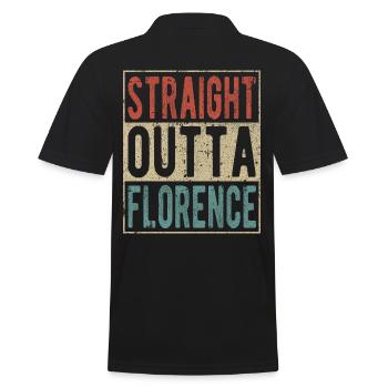 Tout droit sorti de Florence - Polo Homme - noir - Dos - Kai (181cm)