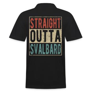 Tout droit sorti du Svalbard - Polo Homme - noir - Dos - Kai (181cm)