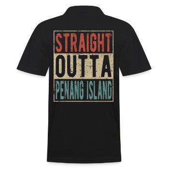 Tout droit sorti de l’île de Penang - Polo Homme - noir - Dos - Kai (181cm)