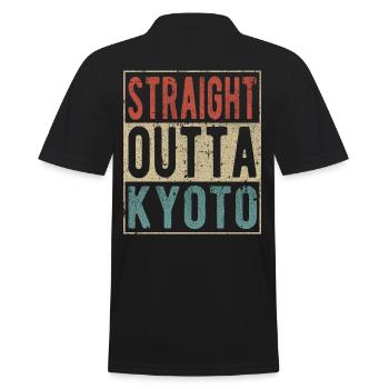Tout droit sorti de Kyoto - Polo Homme - noir - Dos - Kai (181cm)