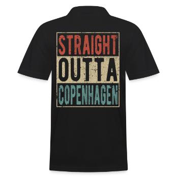 Tout droit sorti de Copenhague - Polo Homme - noir - Dos - Kai (181cm)