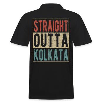 Tout droit sorti de Kolkata - Polo Homme - noir - Dos - Kai (181cm)
