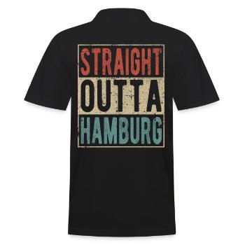 Tout droit sorti de Hambourg - Polo Homme - noir - Dos - Kai (181cm)