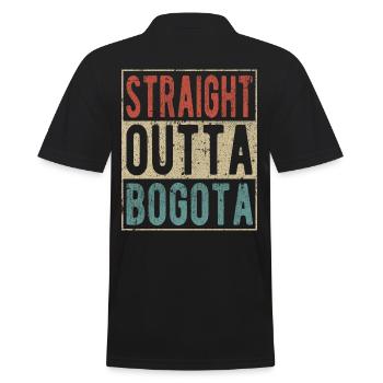 Tout droit sorti de Bogota - Polo Homme - noir - Dos - Kai (181cm)