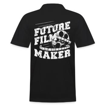 Future Film Maker Cinematography Director Producer - Men's Polo Shirt - black - Back - Kai (181cm)