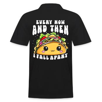 De temps en temps, je m’effondre Taco Lover Mexicain - Polo Homme - noir - Dos - Kai (181cm)