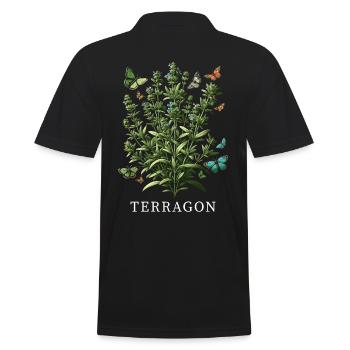 Herbes Herboriste Plante Jardinage Jardinier Botanique - Polo Homme - noir - Dos - Kai (181cm)