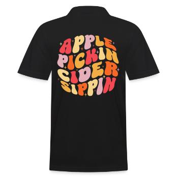 Cidre de pomme Pickin Sippin Groovy Cidre de pomme - Polo Homme - noir - Dos - Kai (181cm)