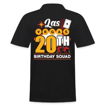 Escouade du 20e anniversaire de Las Vegas - Polo Homme - noir - Dos - Kai (181cm)