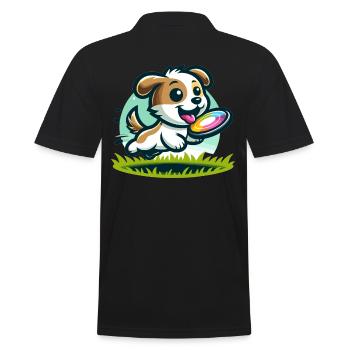 Agilité canine - Polo Homme - noir - Dos - Kai (181cm)