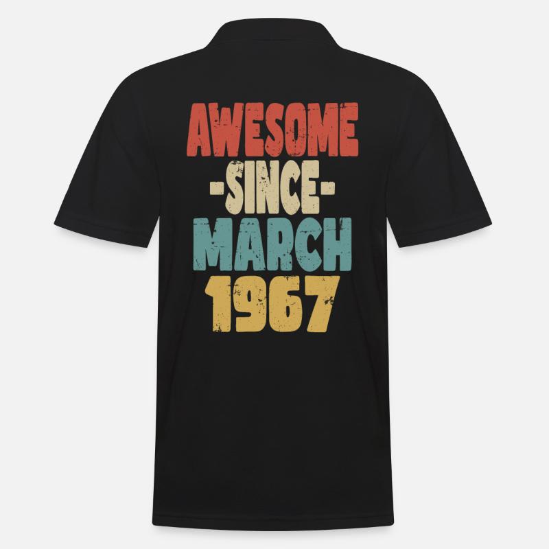 Génial mars 1967 - Polo Homme - noir