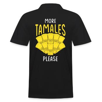 Tamales Lovers Delight - Plus de Tamales S’il vous plaît - - Polo Homme - noir - Dos - Kai (181cm)