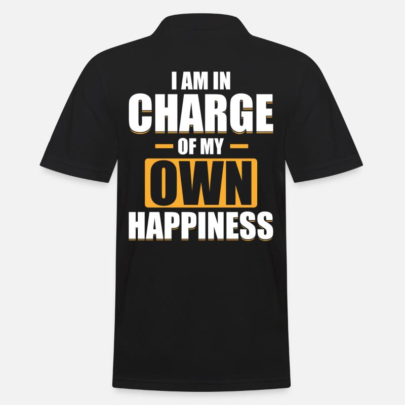 Citations inspirantes d’affirmations positives - Polo Homme - noir