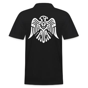 Faucon zodiaque amérindien - Polo Homme - noir - Dos - Kai (181cm)