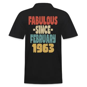 Fabuleux février 1963 - Polo Homme - noir - Dos - Kai (181cm)