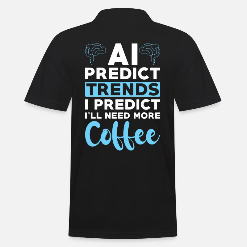Artificial Intelligence Ai Lovers - Men's Polo Shirt - black