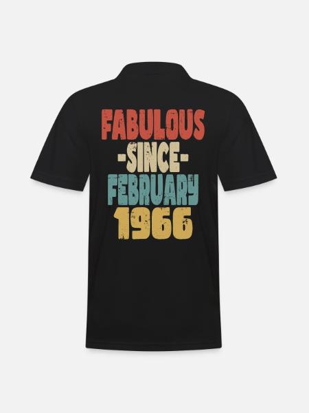 Fabuleux Février 1966 - Polo Homme - noir