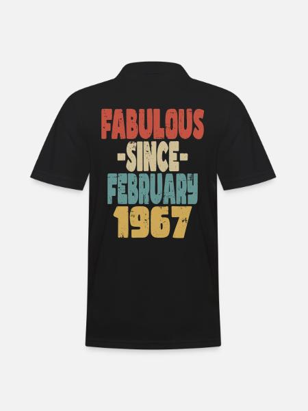 Fabuleux février 1967 - Polo Homme - noir