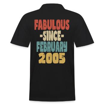 Fabuleux Février 2005 - Polo Homme - noir - Dos - Kai (181cm)