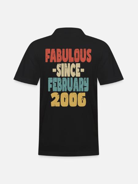 Fabulous February 2006 - Men's Polo Shirt - black