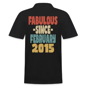 Fabuleux Février 2015 - Polo Homme - noir - Dos - Kai (181cm)