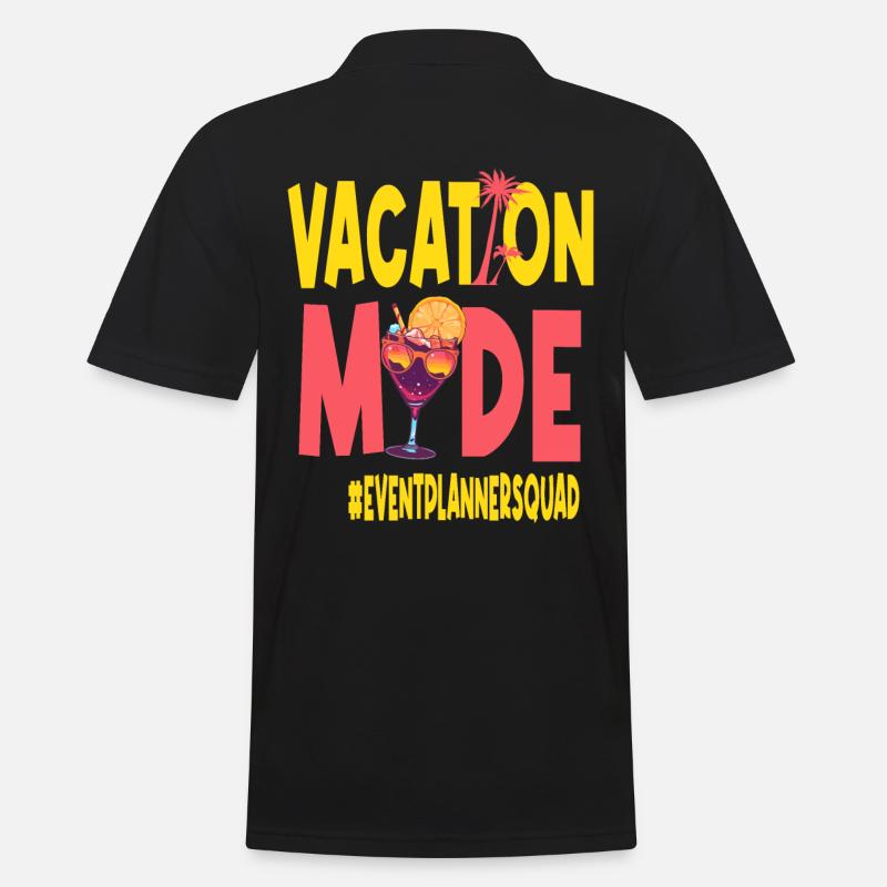 Eventplanner Vacances Vacy Mode Eventplannersquad - Polo Homme - noir
