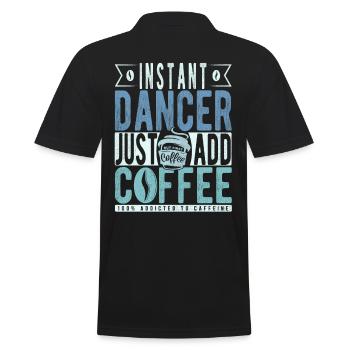Instant Dancer Il suffit d’ajouter du café - Polo Homme - noir - Dos - Kai (181cm)