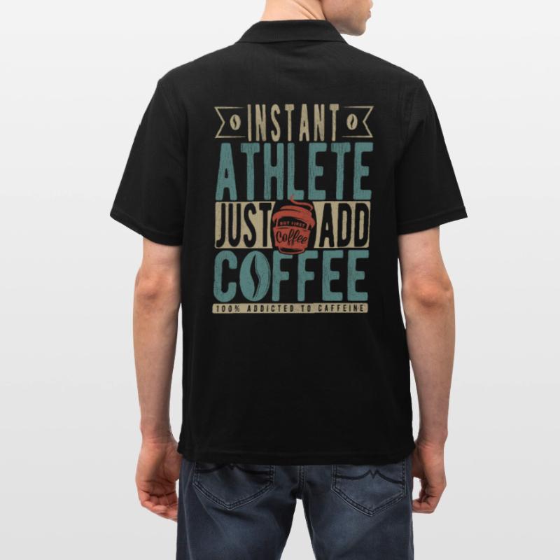 Athlète instantané Il suffit d’ajouter du café Polo Homme