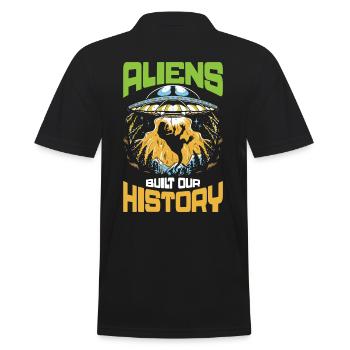 Théoricien de l’ancien astronaute Alien Ufo Croyant - Polo Homme - noir - Dos - Kai (181cm)