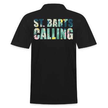 Saint-Barthélemy appelle l’évasion tropicale - Polo Homme - noir - Dos - Kai (181cm)