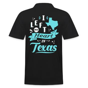 Texas Souvenir Amour - Polo Homme - noir - Dos - Kai (181cm)