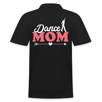 Danse Maman Danse Danseuse Mère Danse Maman - Polo Homme - noir - Dos - Kai (181cm)